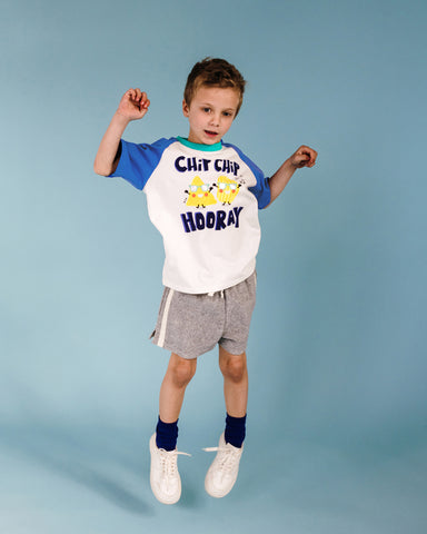 CHIP HOORAY RAGLAN SHORT SLEEVE T-SHIRT