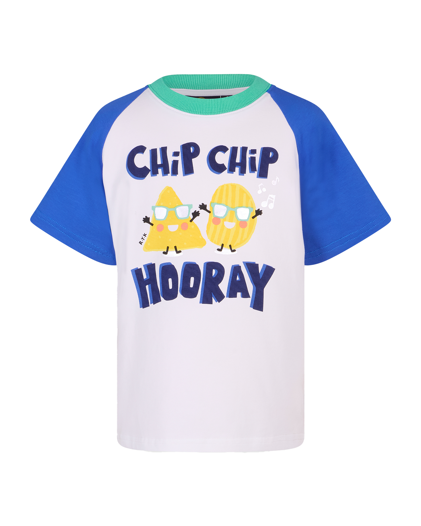 CHIP HOORAY RAGLAN SHORT SLEEVE T-SHIRT