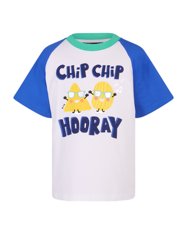 CHIP HOORAY RAGLAN SHORT SLEEVE T-SHIRT