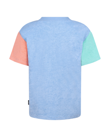 TERRY SPLICE POCKET SHORT SLEEVE T-SHIRT