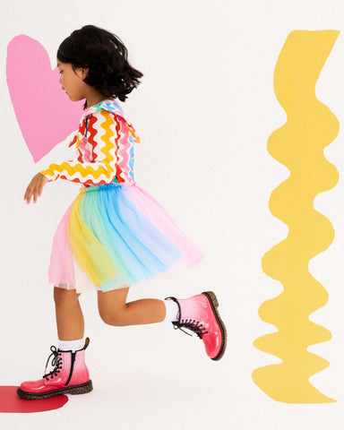 RIC RAC LONG SLEEVE CIRCUS DRESS