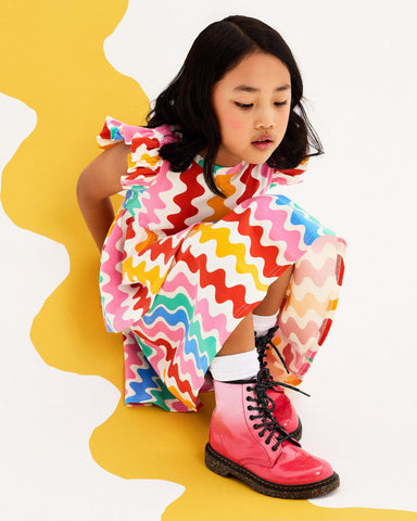 RIC RAC RUFFLE DRESS