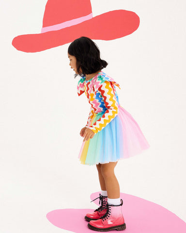 RIC RAC LONG SLEEVE CIRCUS DRESS