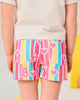 BARBIE STRIPE DENIM SHORTS