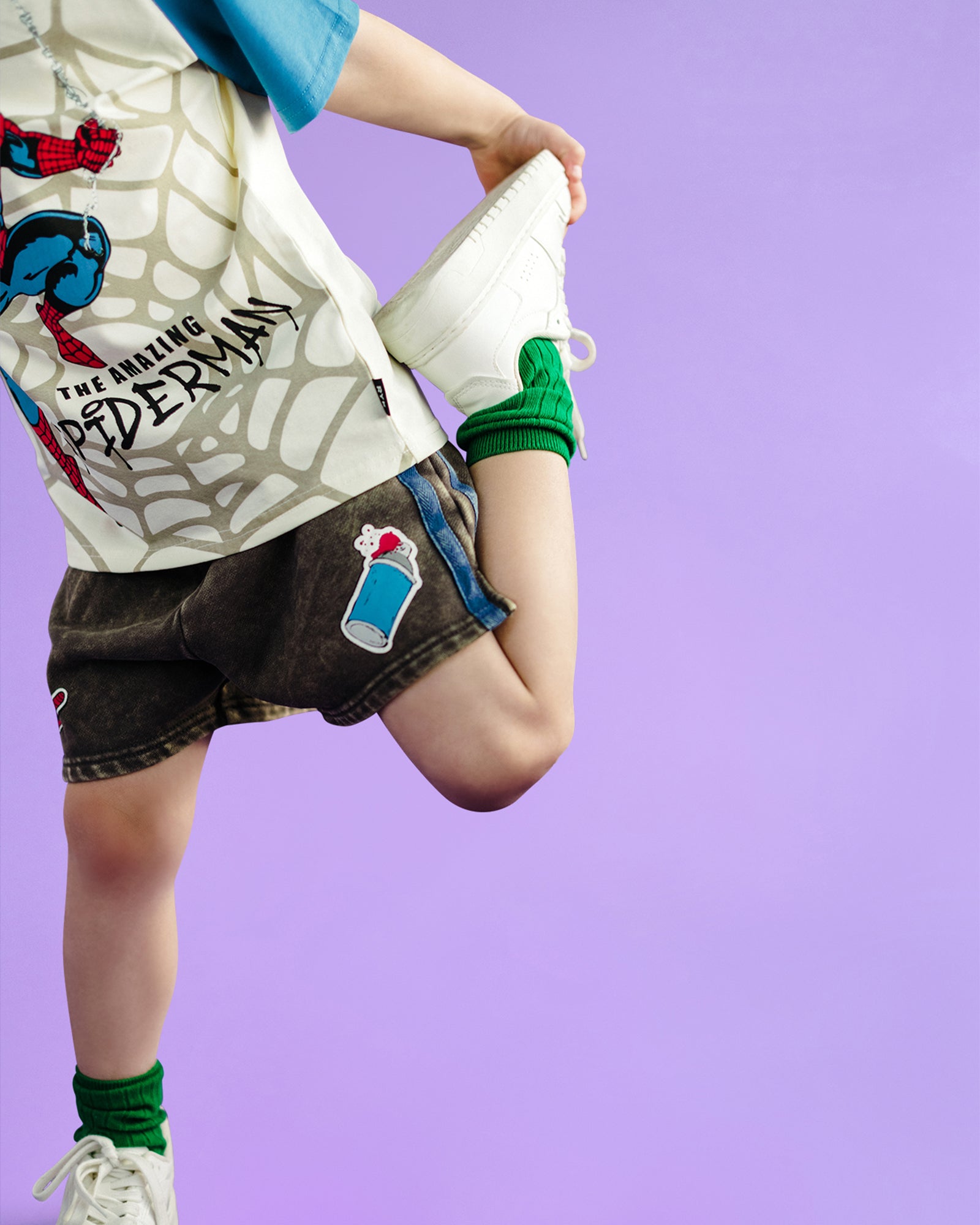 SPIDER-MAN OFF BEAT SPIDEY SHORTS