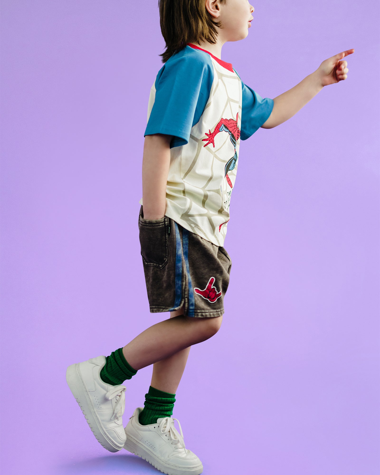 SPIDER-MAN OFF BEAT SPIDEY SHORTS