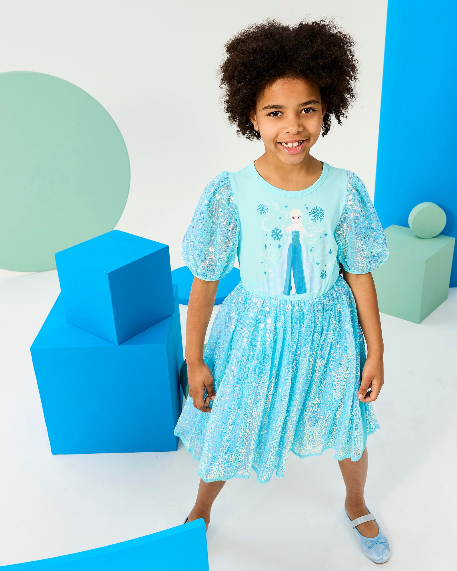 DISNEY FROZEN ELSA SEQUIN DRESS