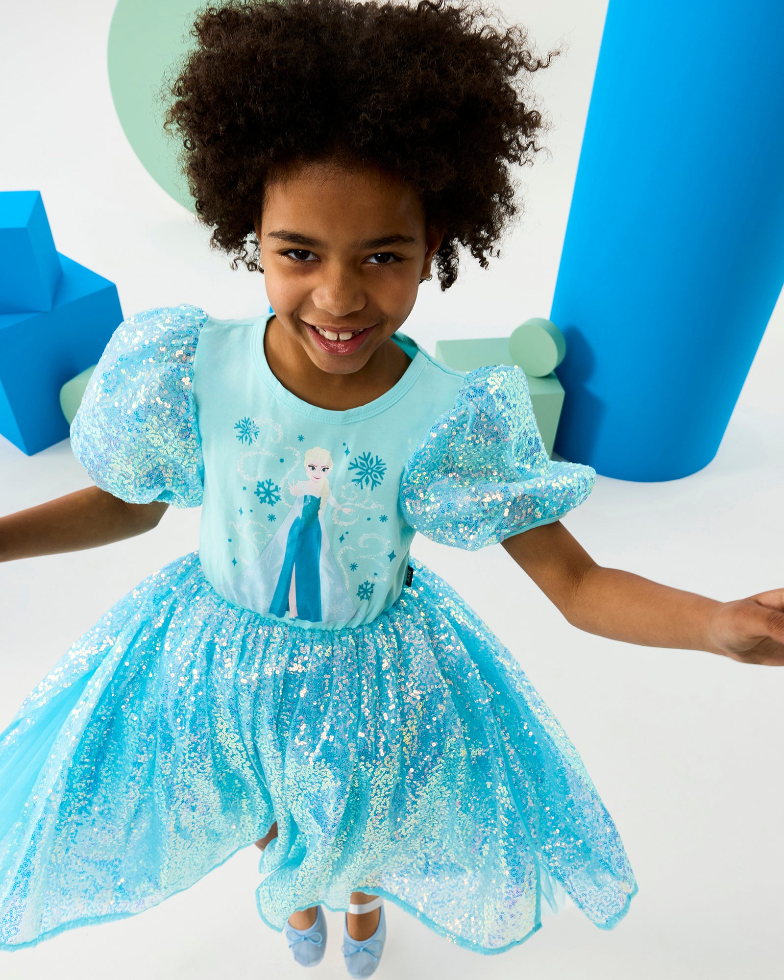 DISNEY FROZEN ELSA SEQUIN DRESS