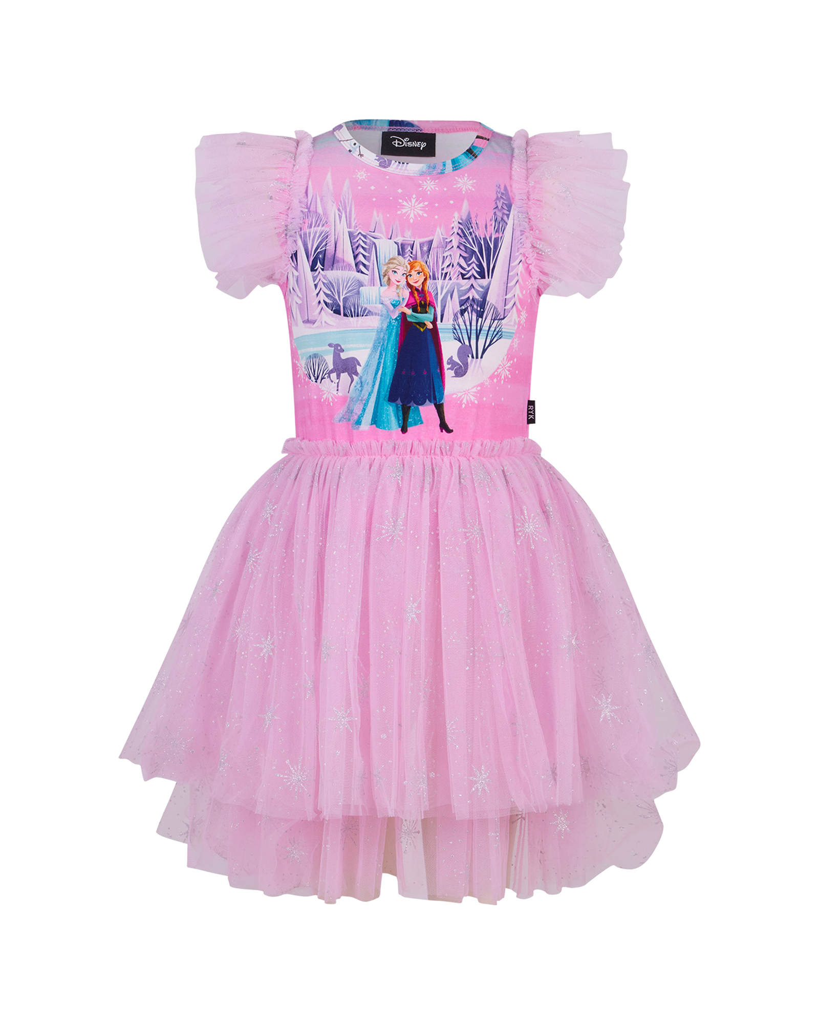 DISNEY FROZEN PRINCESSES RUFFLE DRESS