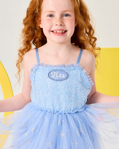 DISNEY FROZEN ELSA SNOW FLAKE DRESS