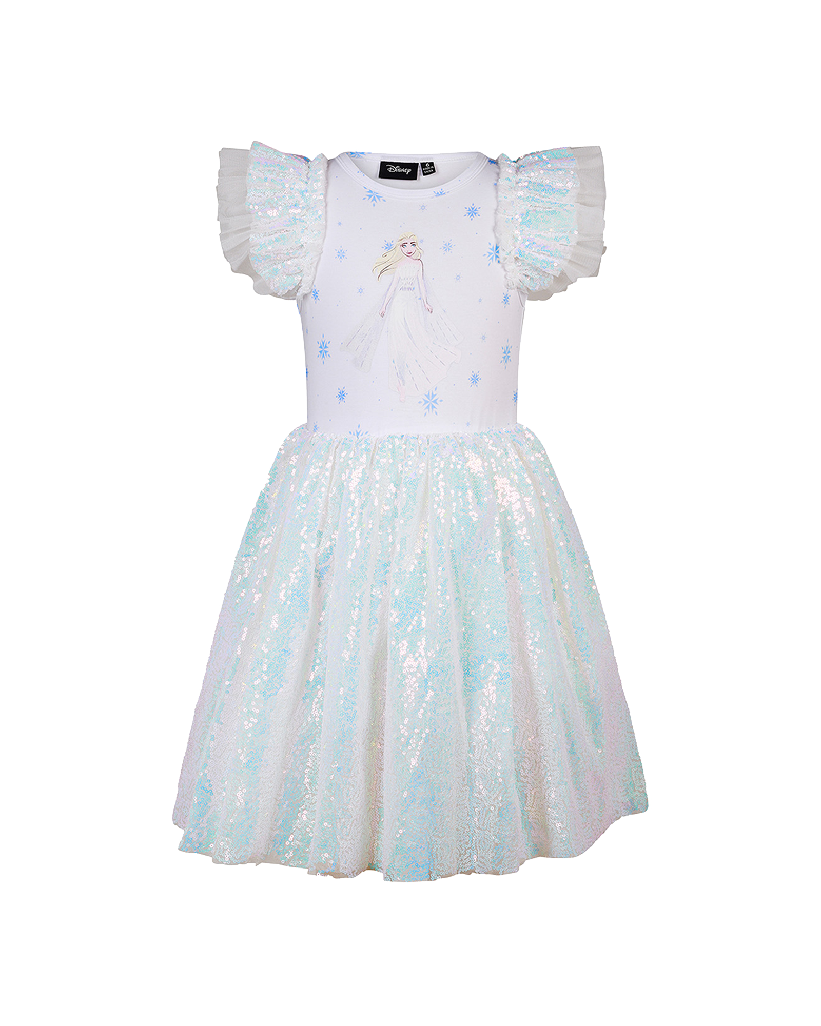 DISNEY FROZEN QUEEN ELSA SHIMMER DRESS