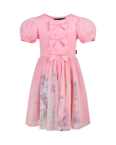 DISNEY PRINCESS BOW BORDER DRESS