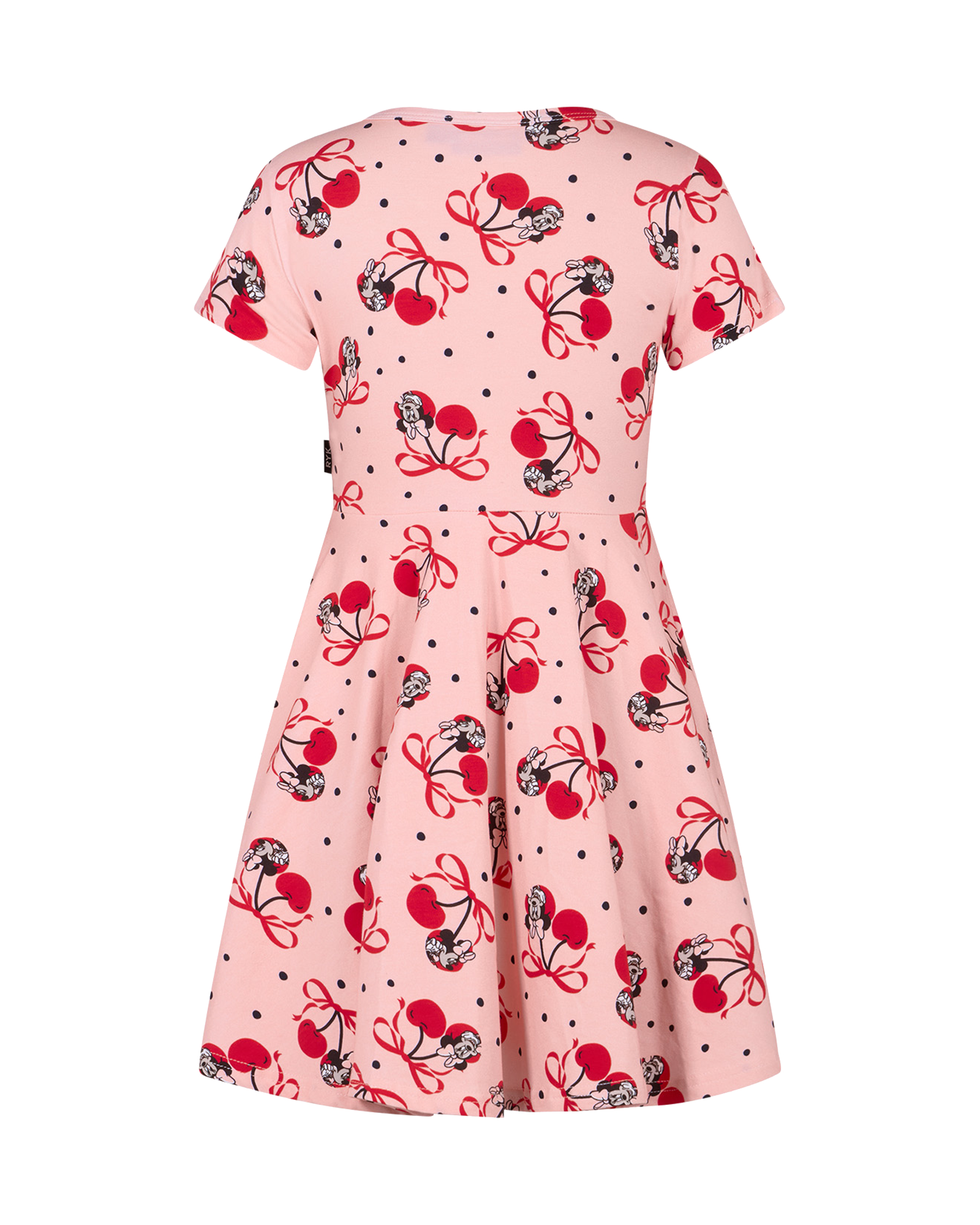 DISNEY MINNIE CHERRIES SHORT SLEEVE WAISTED DRESS