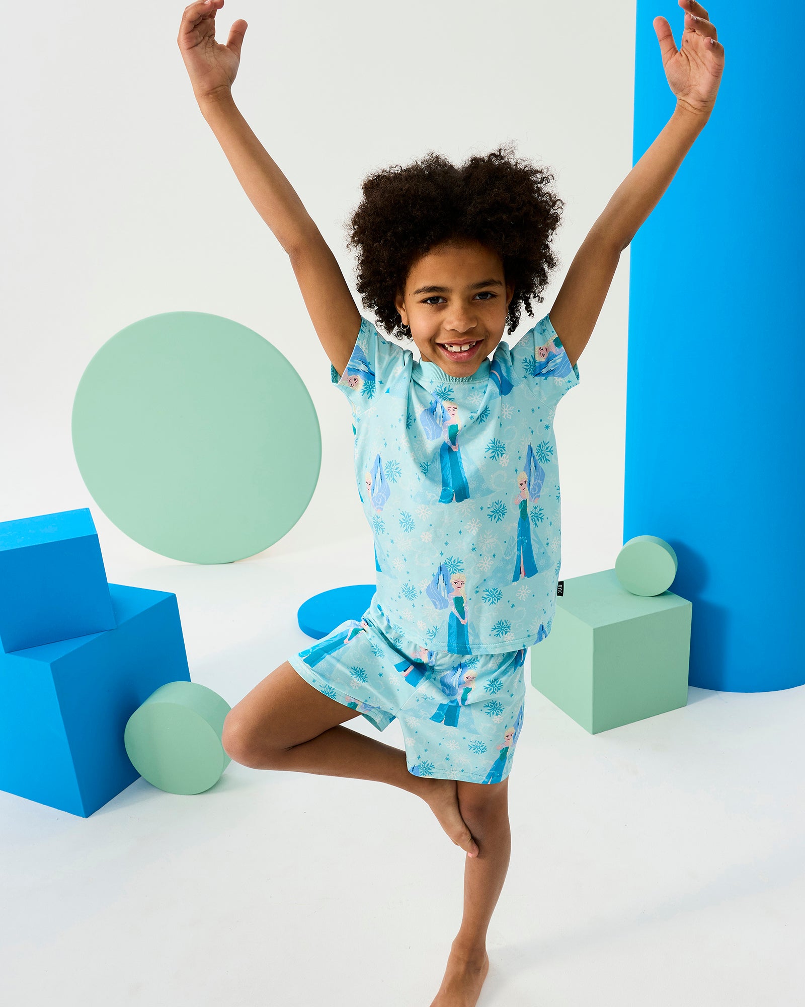 DISNEY FROZEN ELSA PJ SHORT SLEVE SLEEP SET