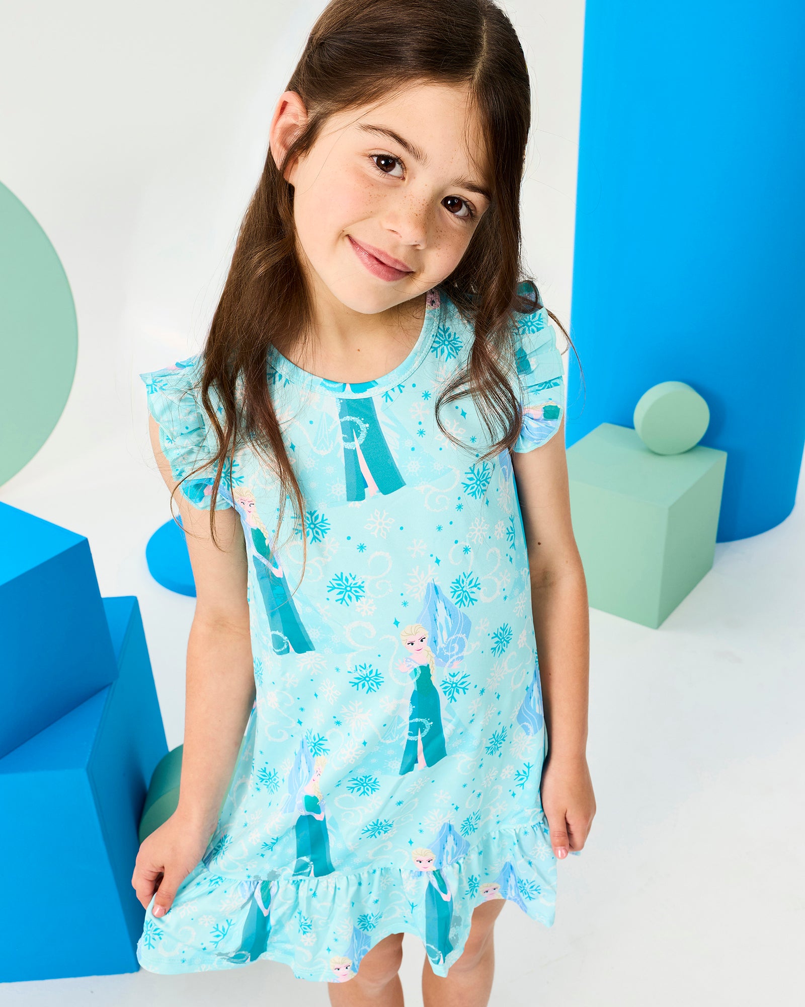 DISNEY FROZEN ELSA FRILL NIGHTIE