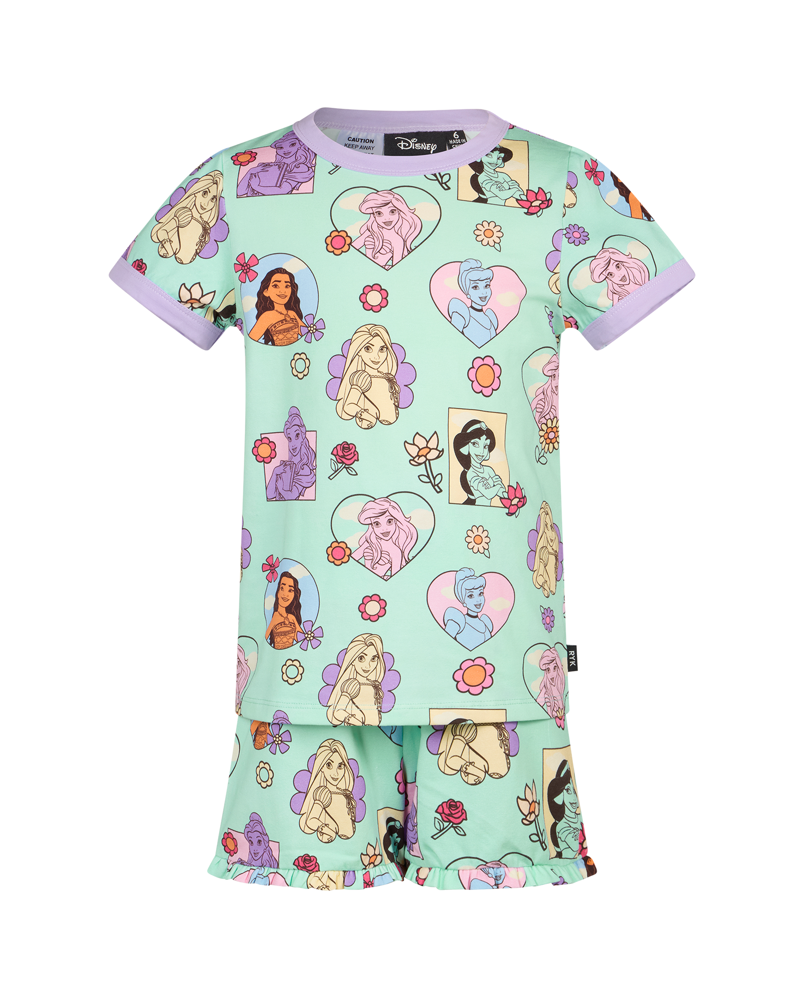 DISNEY PRINCESS ICONS PJ SLEEP SET