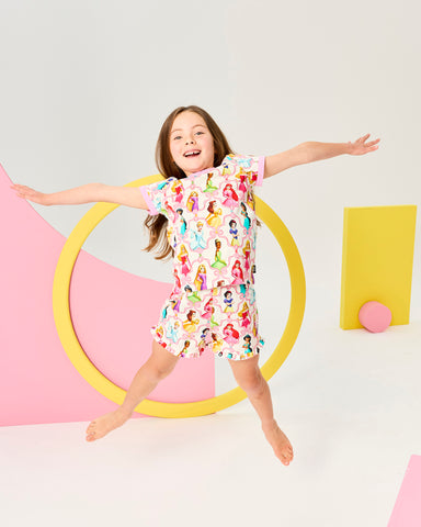 DISNEY PRINCESS RIBBON PJ SLEEP SET