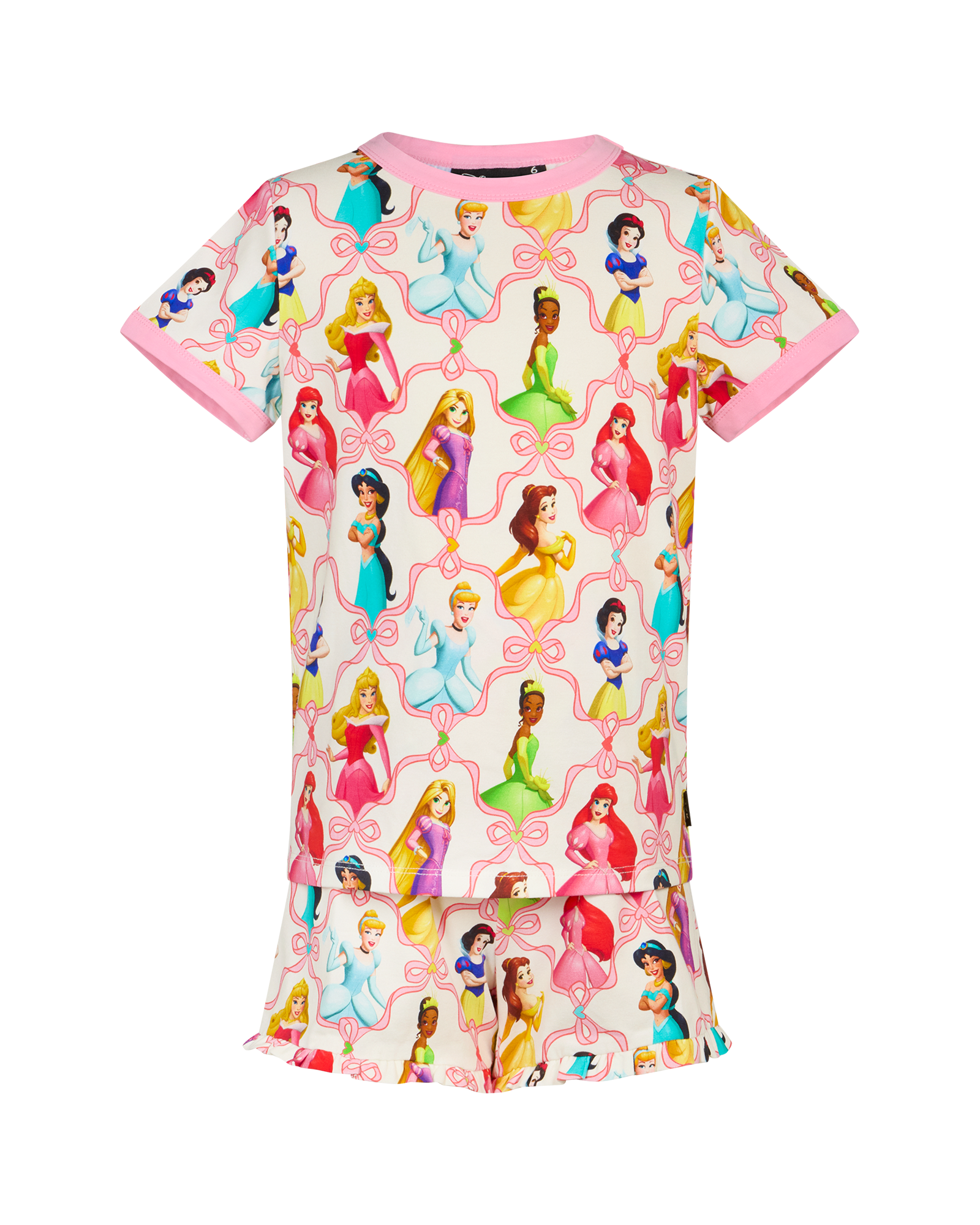 DISNEY PRINCESS RIBBON PJ SLEEP SET