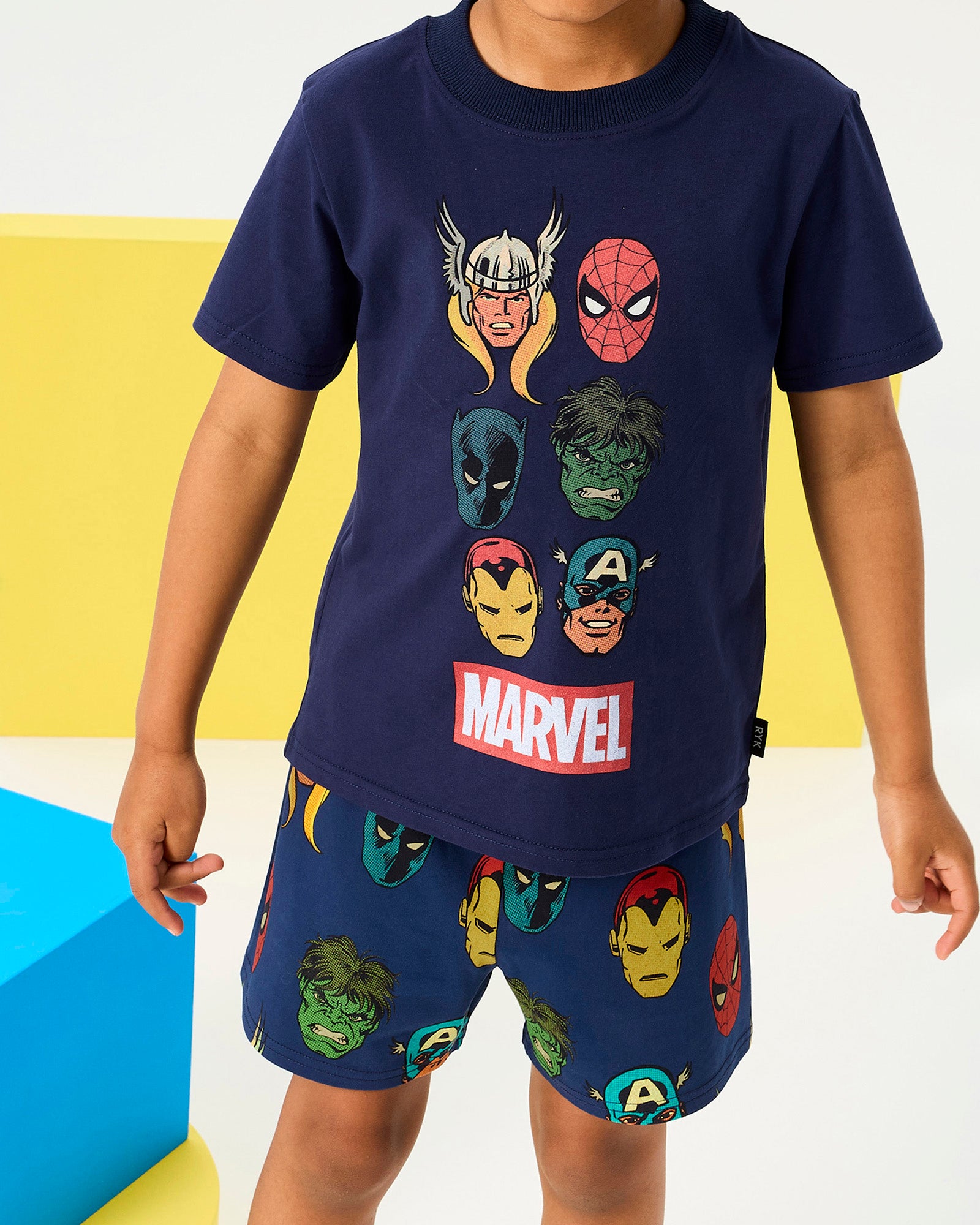 MARVEL COMICS SHORT SLEEVE PJ SLEEP SET