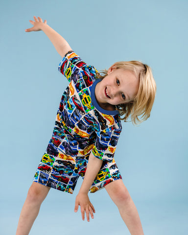HOT WHEELS COMIC PJ SLEEP SET