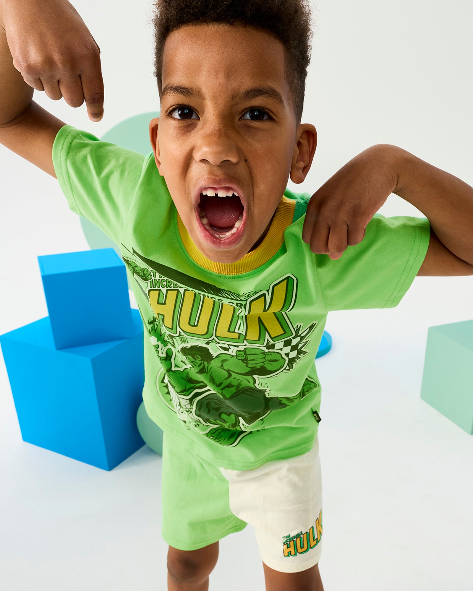 MARVEL INCREDIBLE HULK SHORT SLEEVE PJ SET