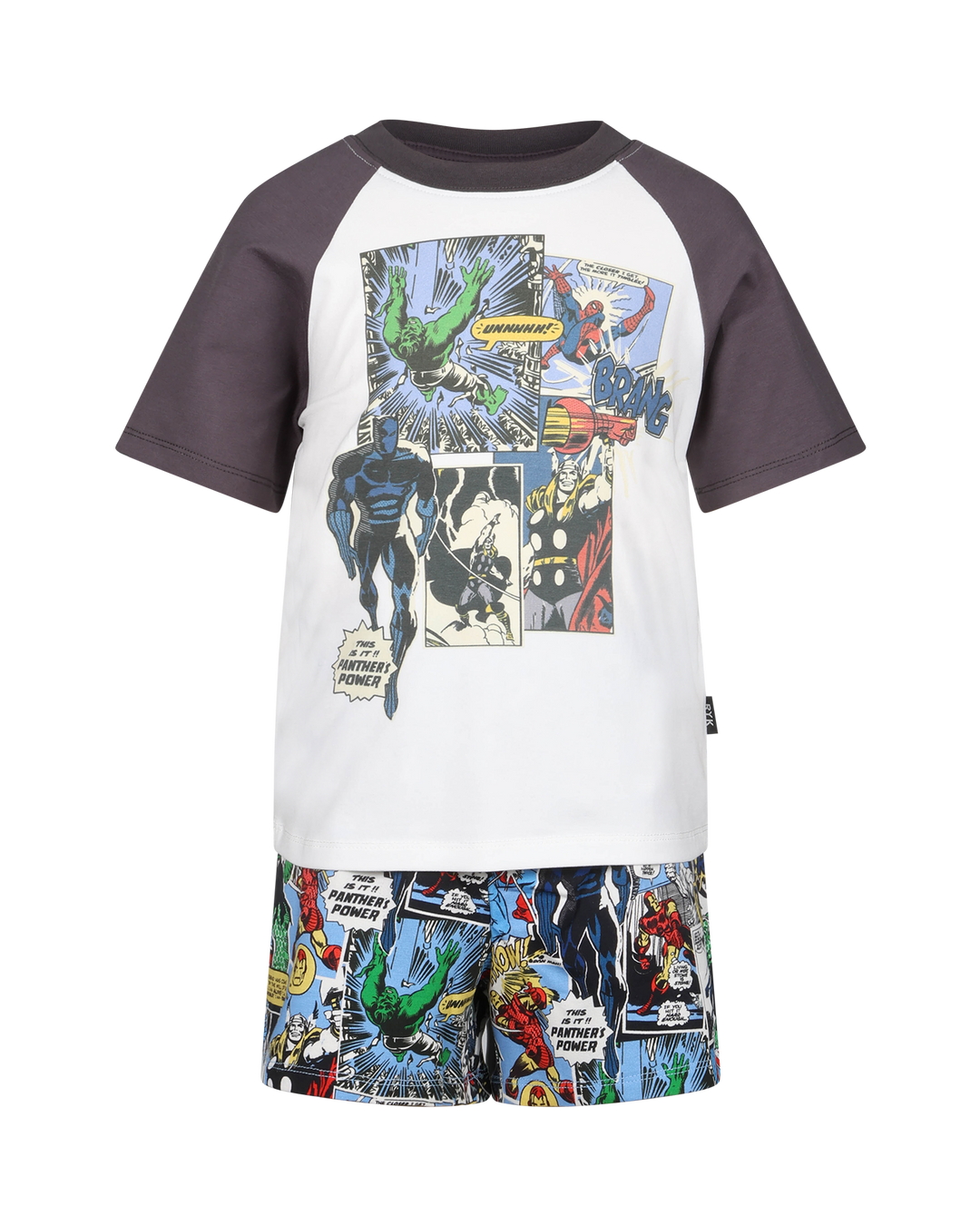 MARVEL RAGLAN SLEEP SET IN GREY