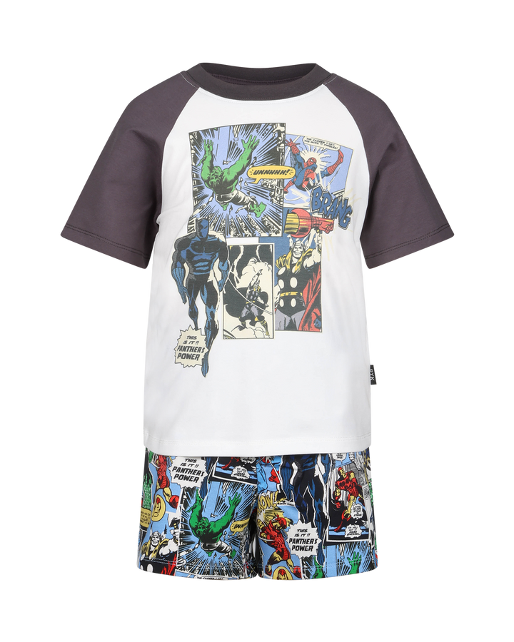 MARVEL RAGLAN SLEEP SET IN GREY