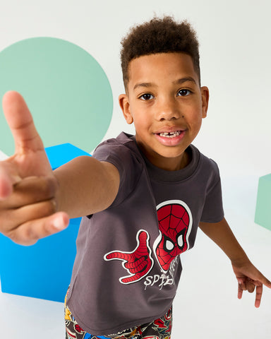 AMAZING SPIDER-MAN SHORT SLEEVE PJ SET