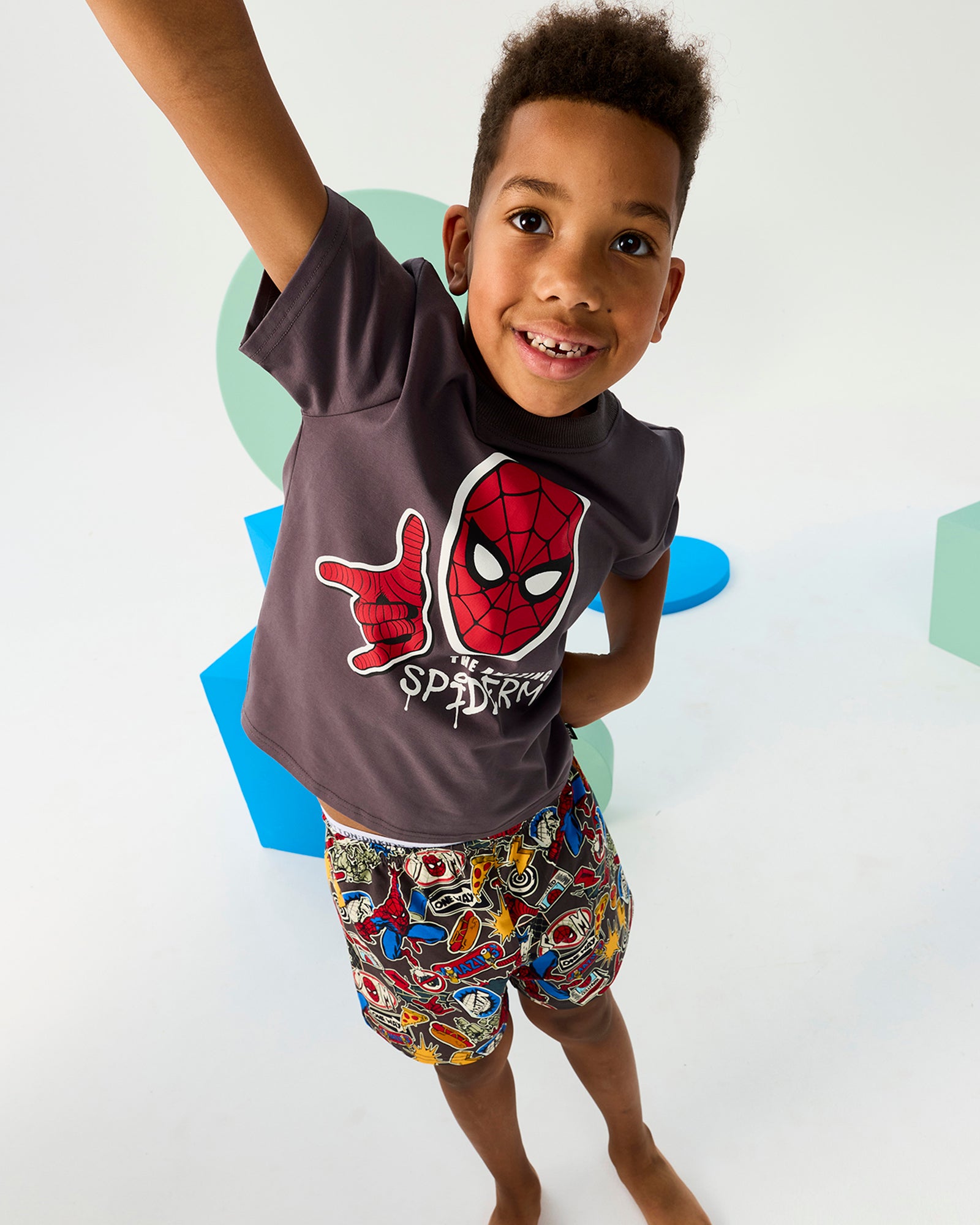 AMAZING SPIDER-MAN SHORT SLEEVE PJ SET