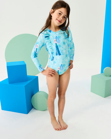 DISNEY FROZEN ELSA LONG SLEEVE PADDLESUIT