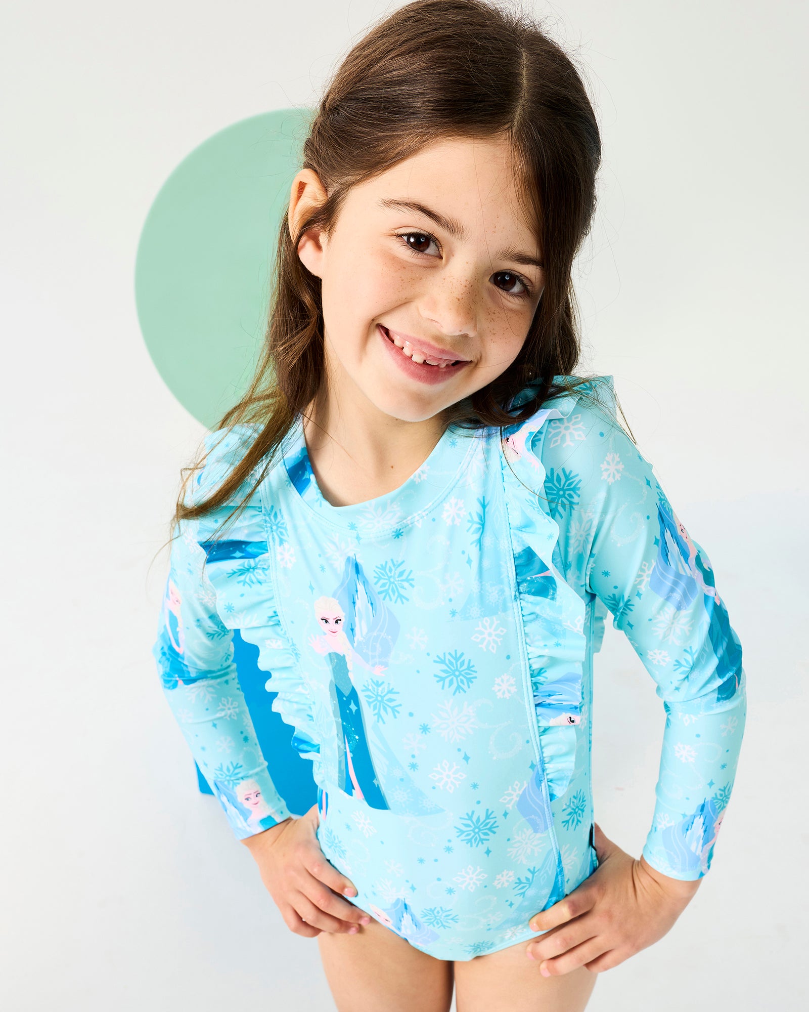 DISNEY FROZEN ELSA LONG SLEEVE PADDLESUIT