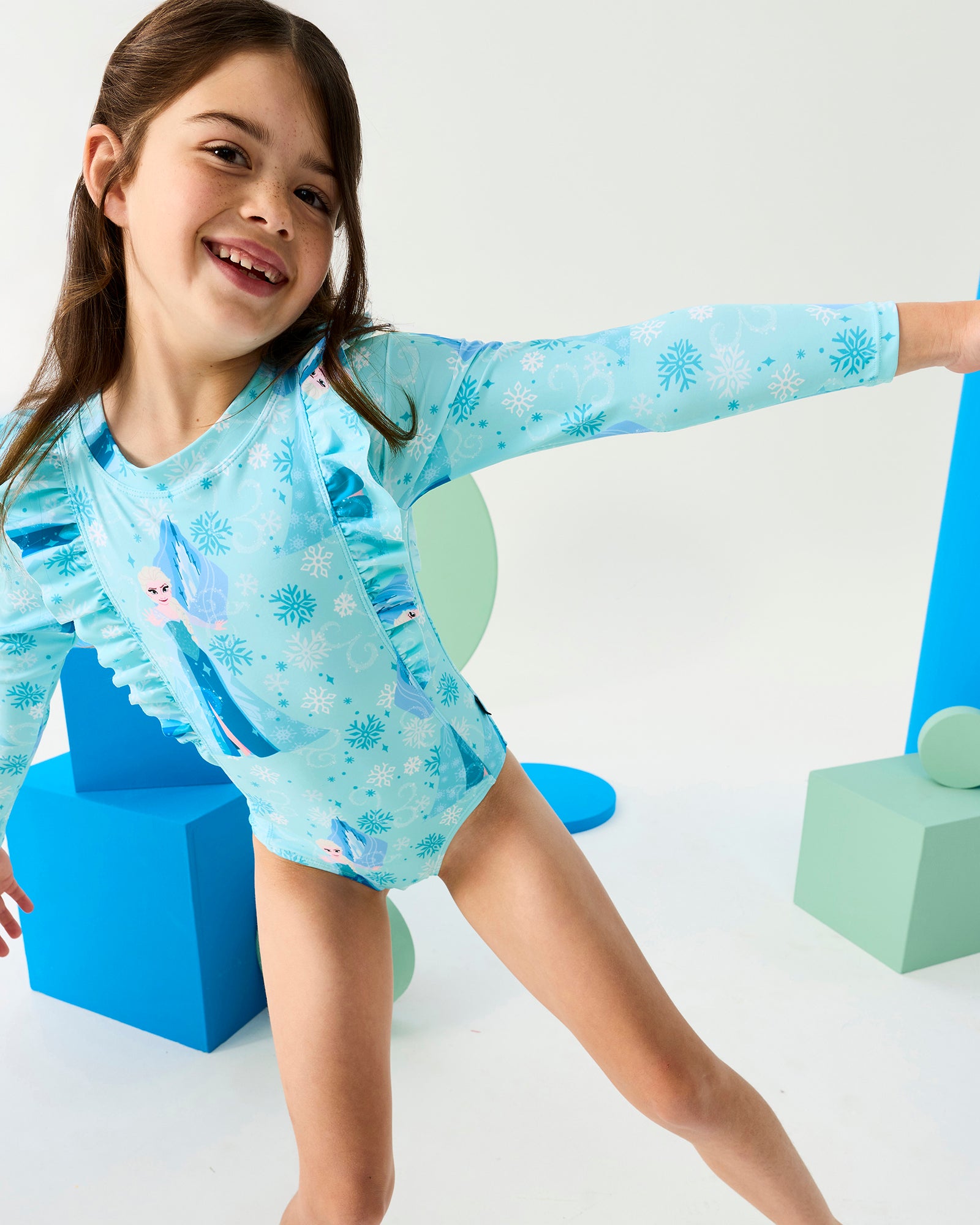 DISNEY FROZEN ELSA LONG SLEEVE PADDLESUIT