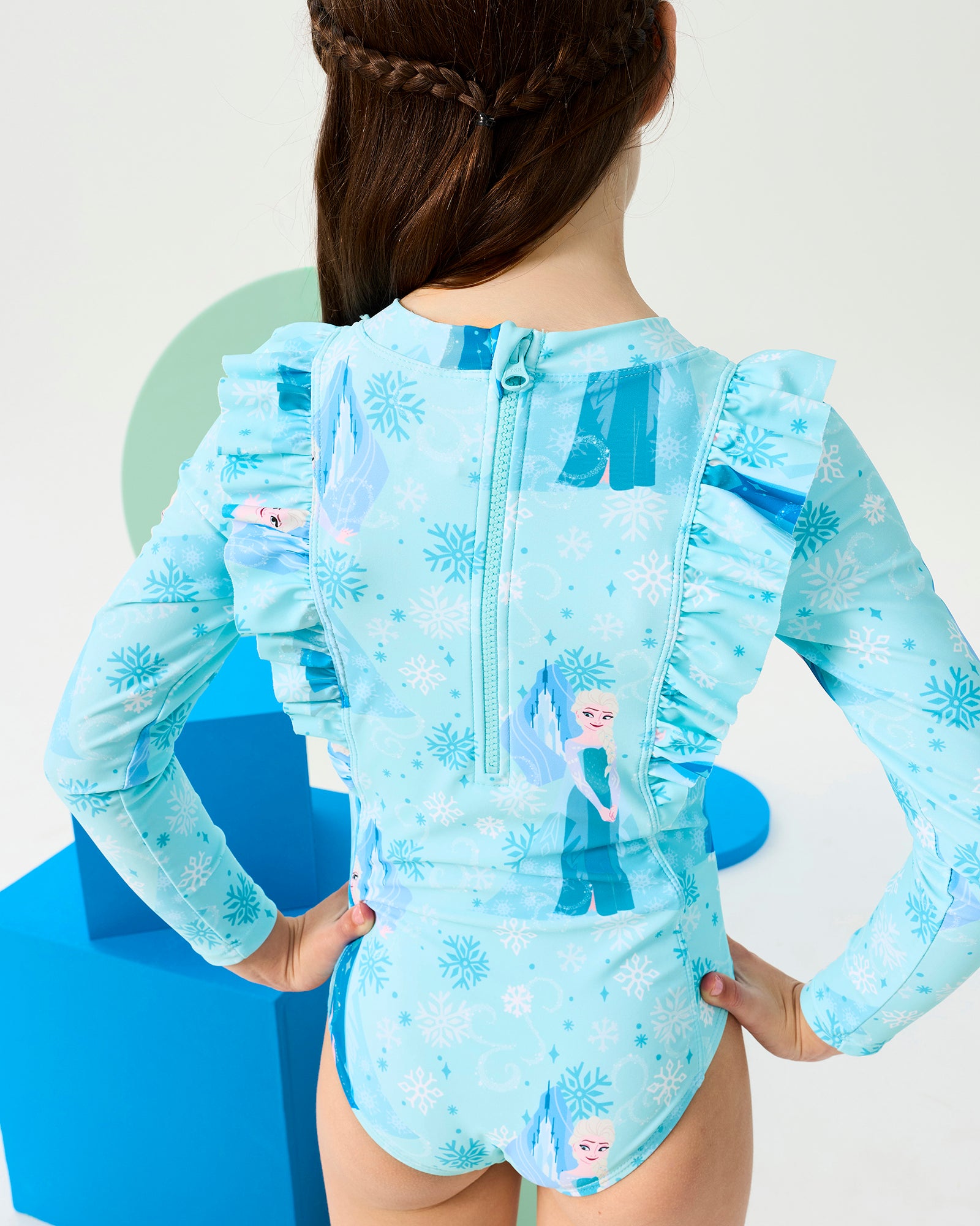 DISNEY FROZEN ELSA LONG SLEEVE PADDLESUIT