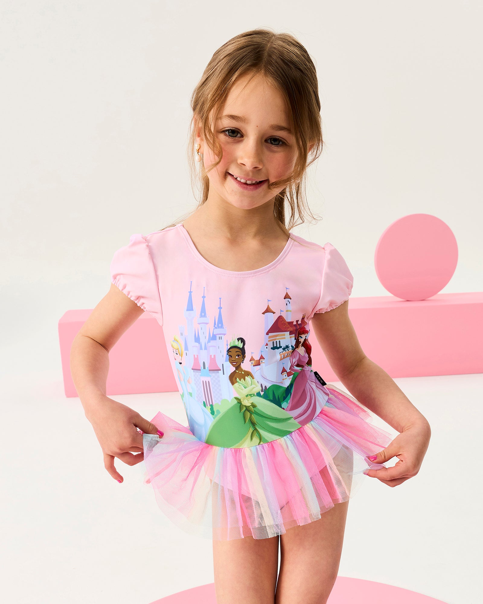 DISNEY PRINCESS RAINBOW TUTU ONE PIECE