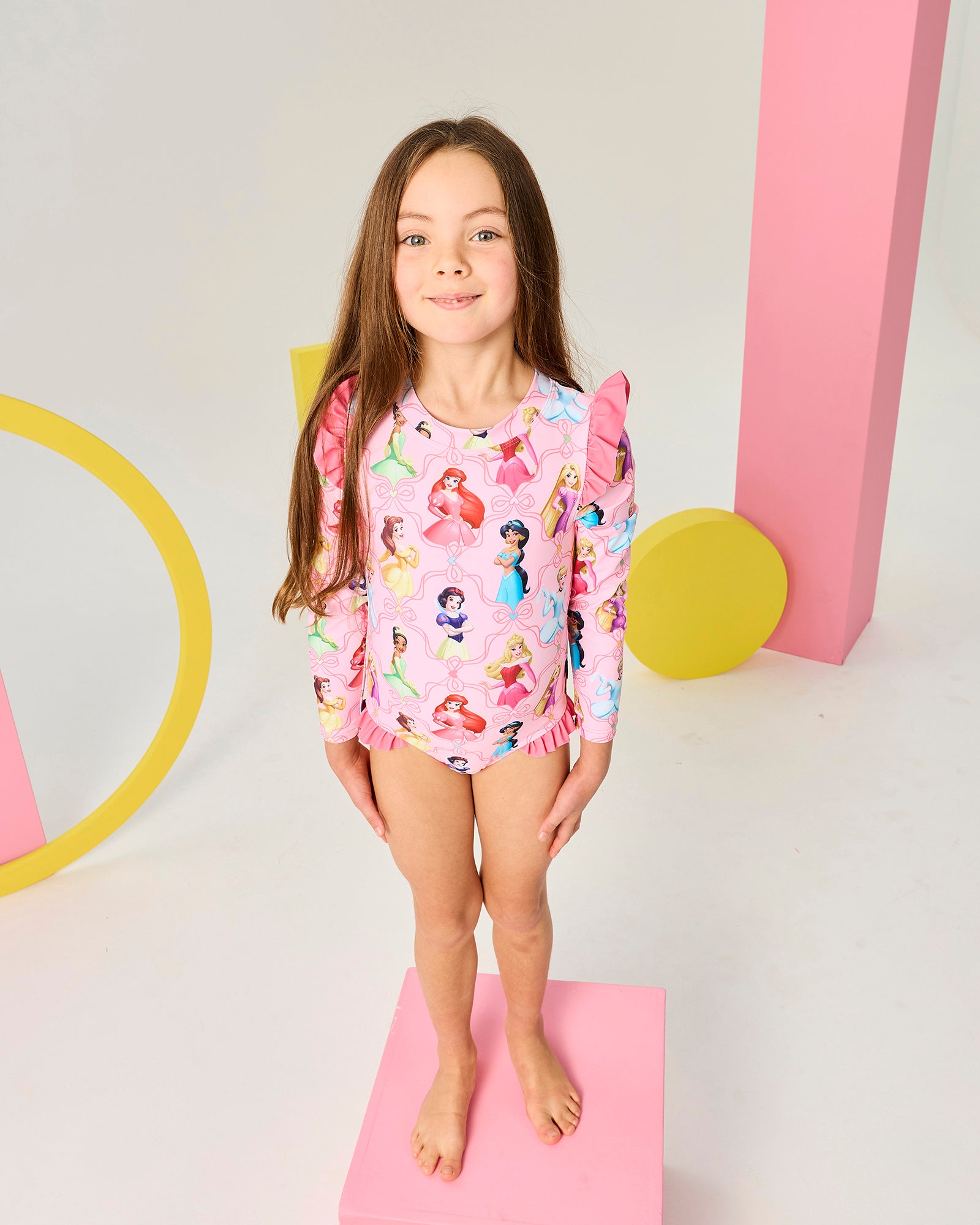 DISNEY PRINCESS RIBBON SUNSUIT