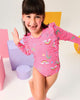 BARBIE STAR LONG SLEEVE FRILL PADDLESUIT