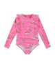 BARBIE STAR LONG SLEEVE FRILL PADDLESUIT