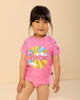 BARBIE SHORT SLEEVE RASH SWIM SET