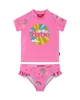 BARBIE SHORT SLEEVE RASH SWIM SET