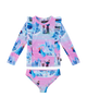 DISNEY FROZEN SUNSET LONG SLEEVE RASH SET
