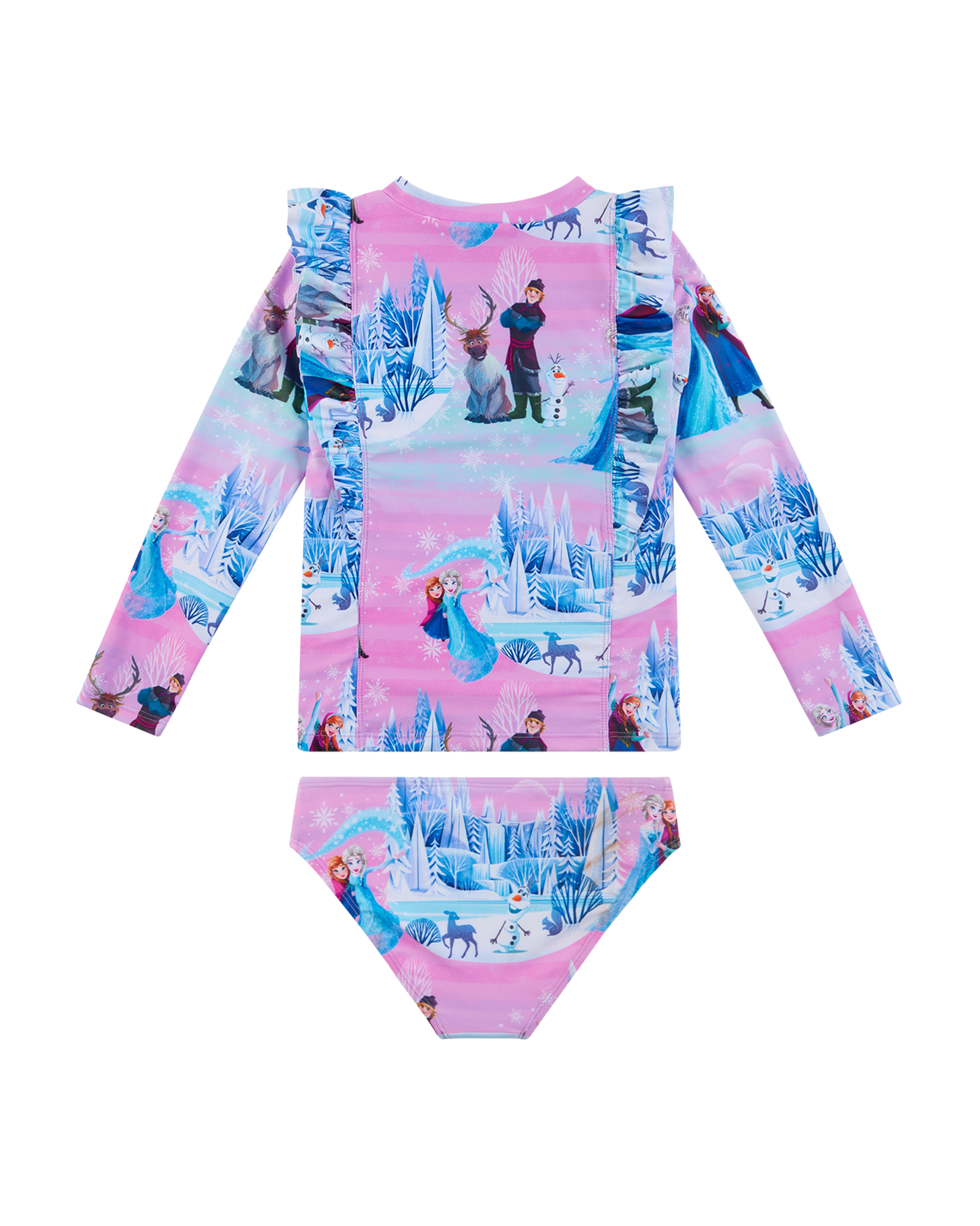 DISNEY FROZEN SUNSET LONG SLEEVE RASH SET