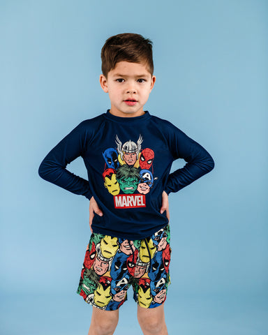 MARVEL COMICS RASHIE SWIM SET