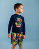 MARVEL COMICS RASHIE SWIM SET