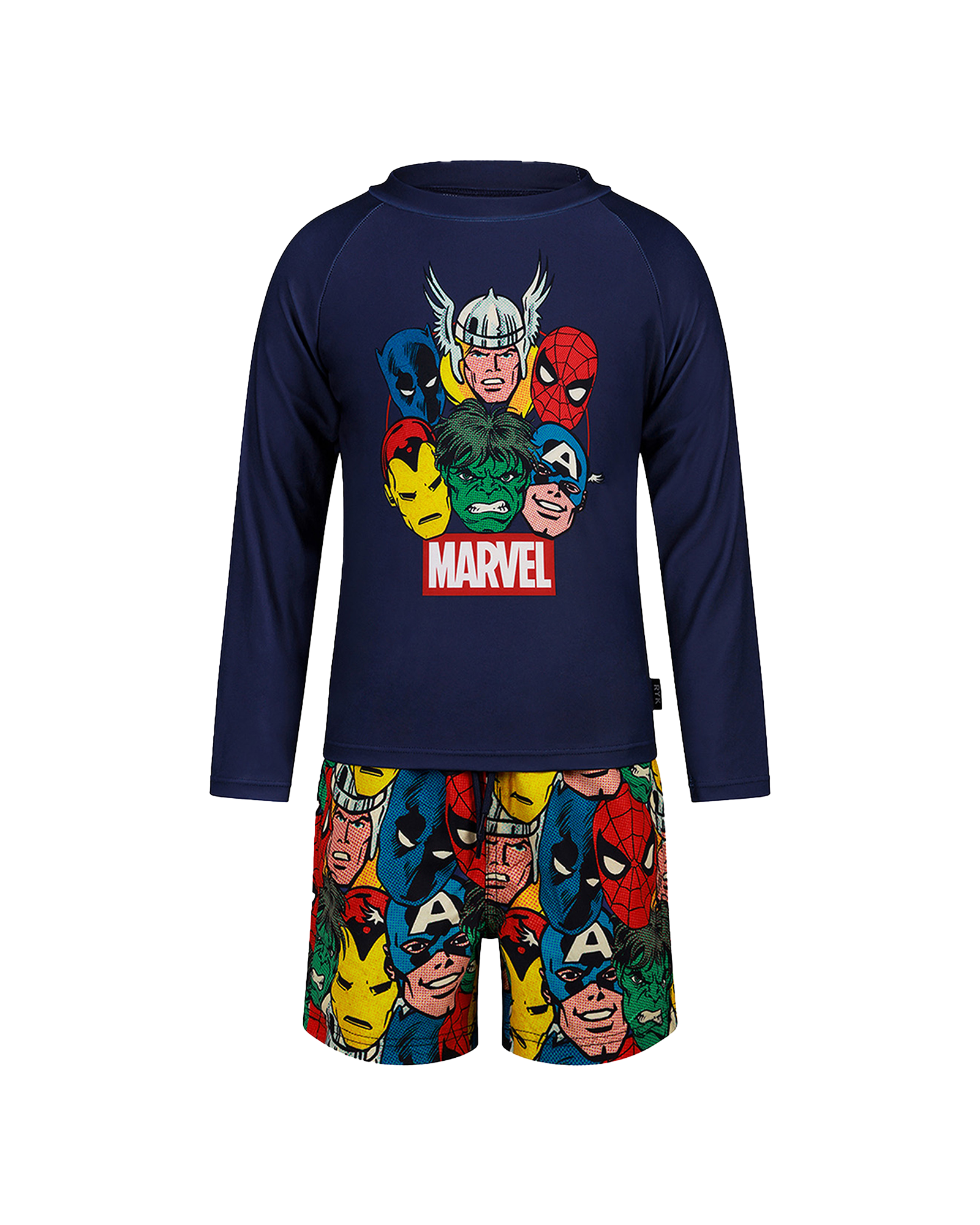 MARVEL COMICS RASHIE SWIM SET