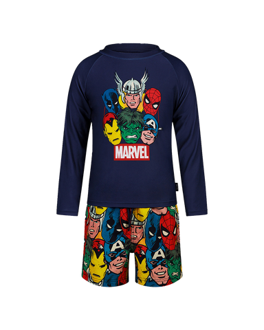 MARVEL COMICS RASHIE SWIM SET