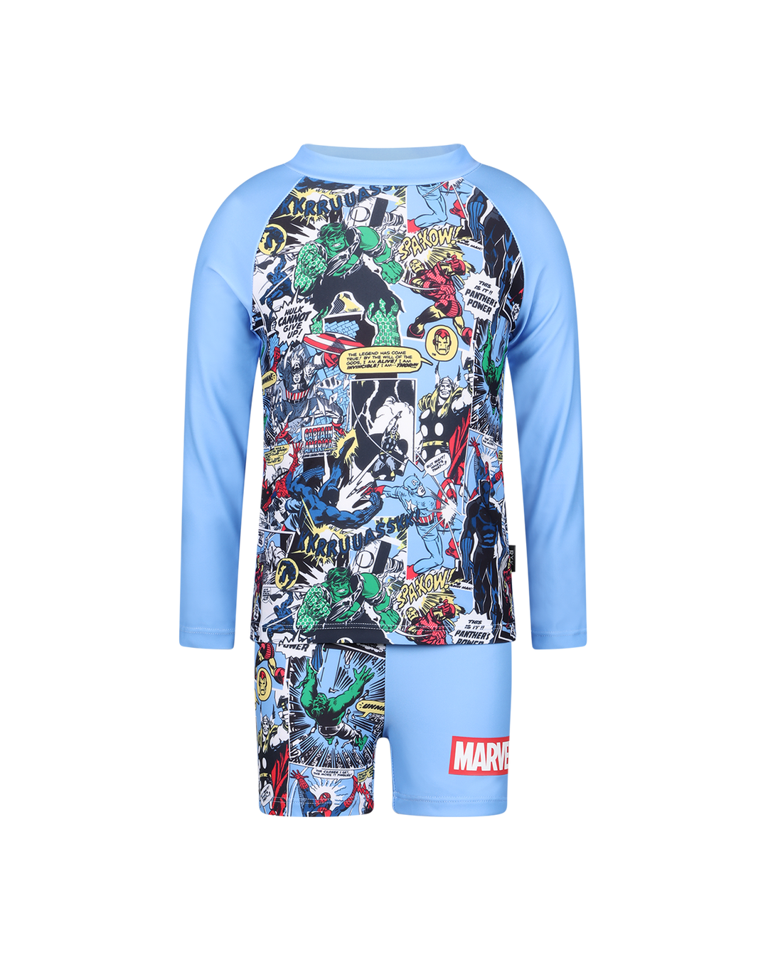MARVEL RASHIE SET IN BLUE HAZE