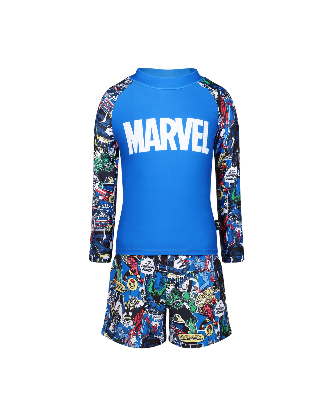 MARVEL RASHIE SET IN BLUE