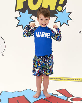 MARVEL RASHIE SET IN BLUE