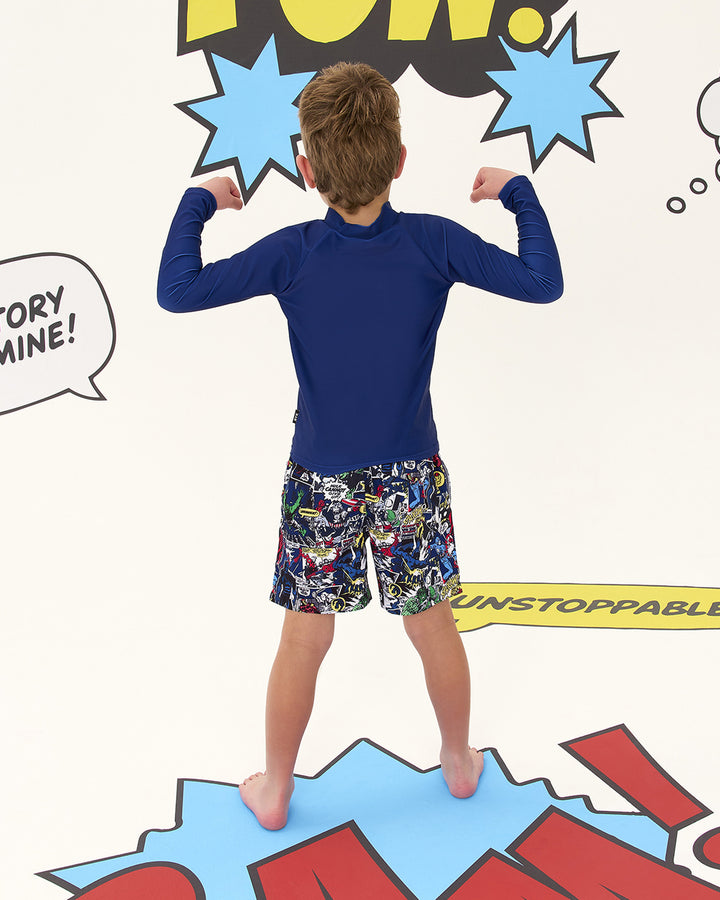 MARVEL RASHIE SET IN NAVY