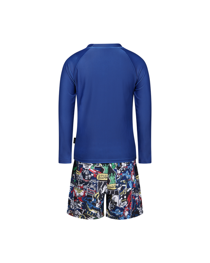 MARVEL RASHIE SET IN NAVY